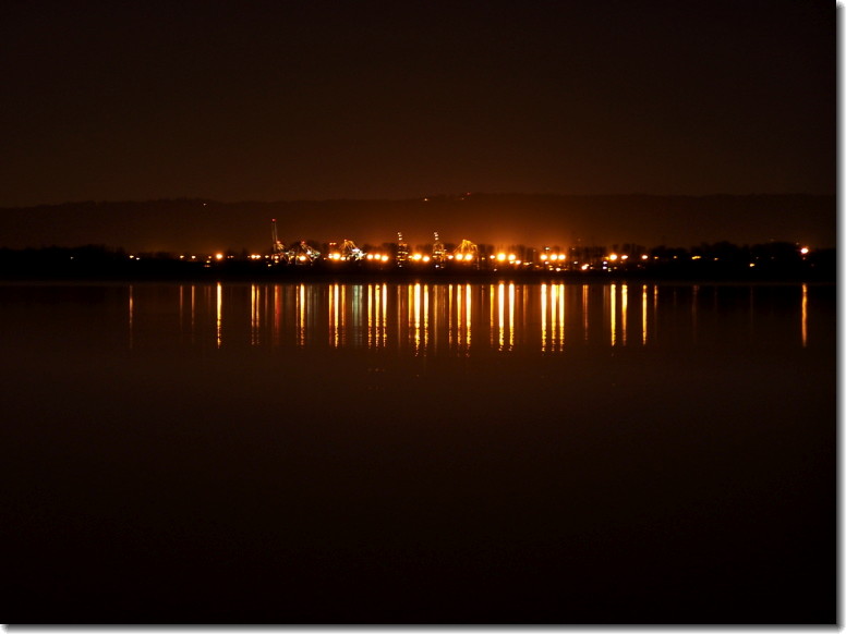 Port of Portland from Vancouver Lake, March 5th, 2010